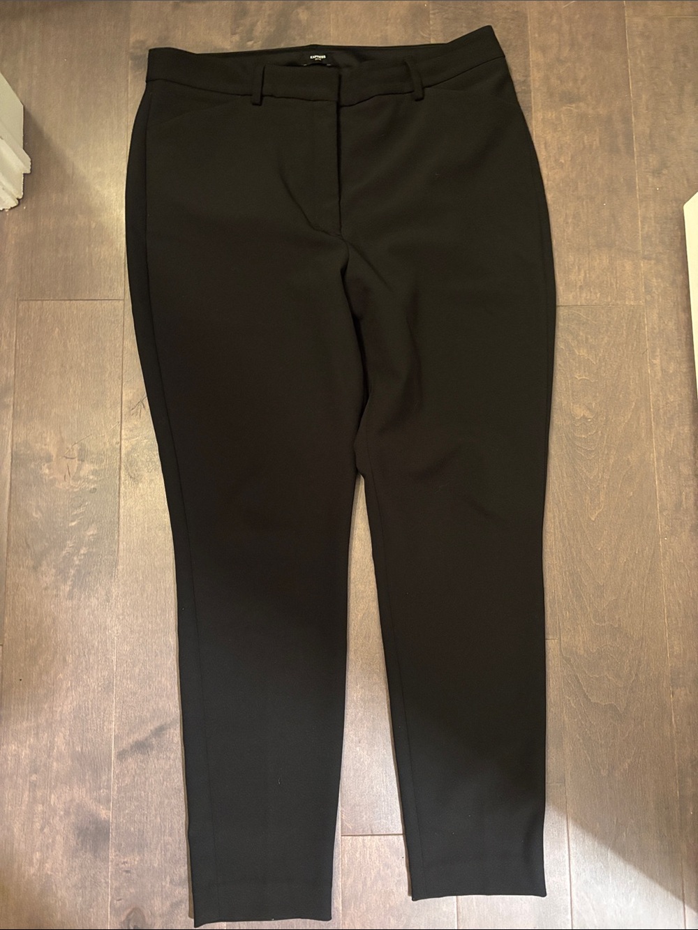Express Black Editor Skinny High Rise Pants